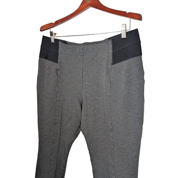Lane Bryant Womense Siz 18 Gray Ponte Pants Pull On Innersculpt work Leggings - Picture 4 of 6